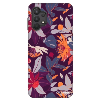 Obal pro Samsung Galaxy A32 5G A326B - Purple Leaf
