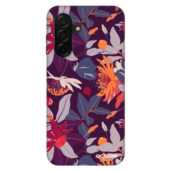 Obal pro Samsung Galaxy A26 5G A266B - Purple Leaf