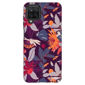 Obal pro Samsung Galaxy A12 A125F - Purple Leaf