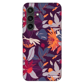 Obal pro Samsung Galaxy S24 S921B 5G - Purple Leaf