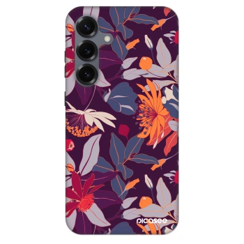 Obal pro Samsung Galaxy S25+ 5G - Purple Leaf