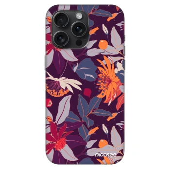 Obal pro Apple iPhone 15 Pro Max - Purple Leaf