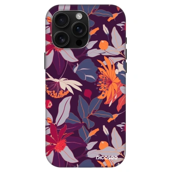 Obal pro Apple iPhone 16 Pro Max - Purple Leaf