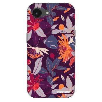 Obal pro Apple iPhone 16e - Purple Leaf