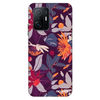 Obal pro Xiaomi 11T - Purple Leaf