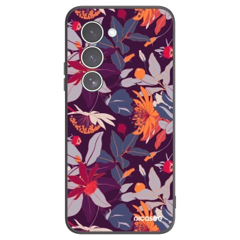 Picasee silikonový černý obal pro Xiaomi Redmi 15 5G - Purple Leaf