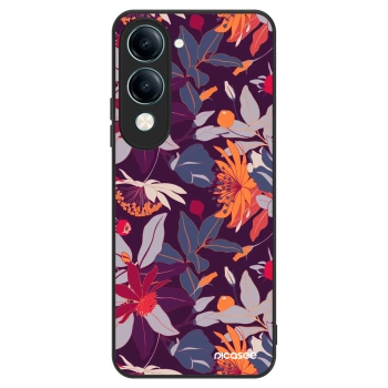 Obal pro Vivo Y29s 5G - Purple Leaf
