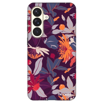 Obal pro Samsung Galaxy S26+ - Purple Leaf