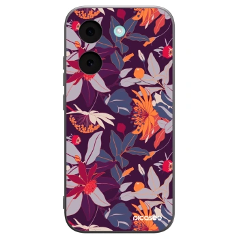 Picasee silikonový černý obal pro Xiaomi Poco X8 Pro - Purple Leaf