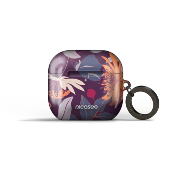 Obal pro Apple AirPods 4 - Purple Leaf