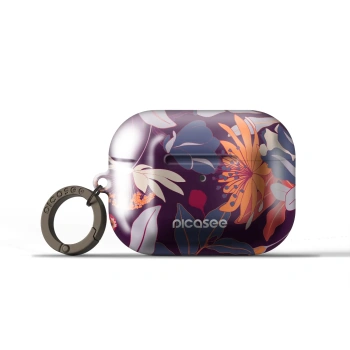 Obal pro Apple AirPods Pro 3 - Purple Leaf