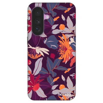 Picasee Fashion Case pro Samsung Galaxy A57 5G - Purple Leaf