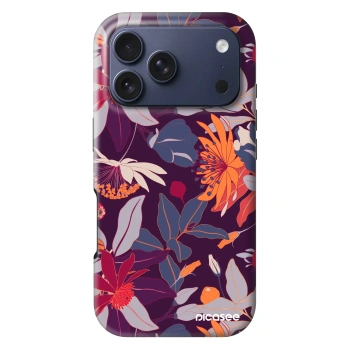 Obal pro Apple iPhone 18 Pro - Purple Leaf