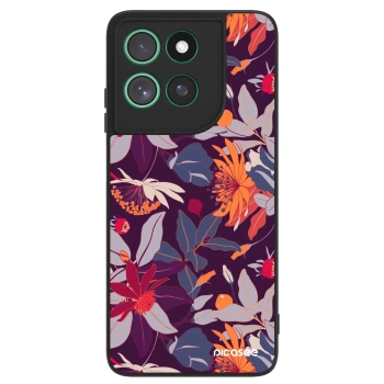 Obal pro Motorola Moto G57 Power - Purple Leaf