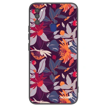 Obal pro Samsung Galaxy M21 M215F - Purple Leaf