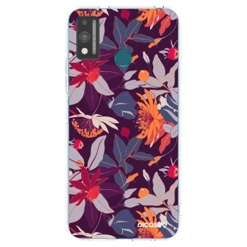 Obal pro Honor 9X Lite - Purple Leaf