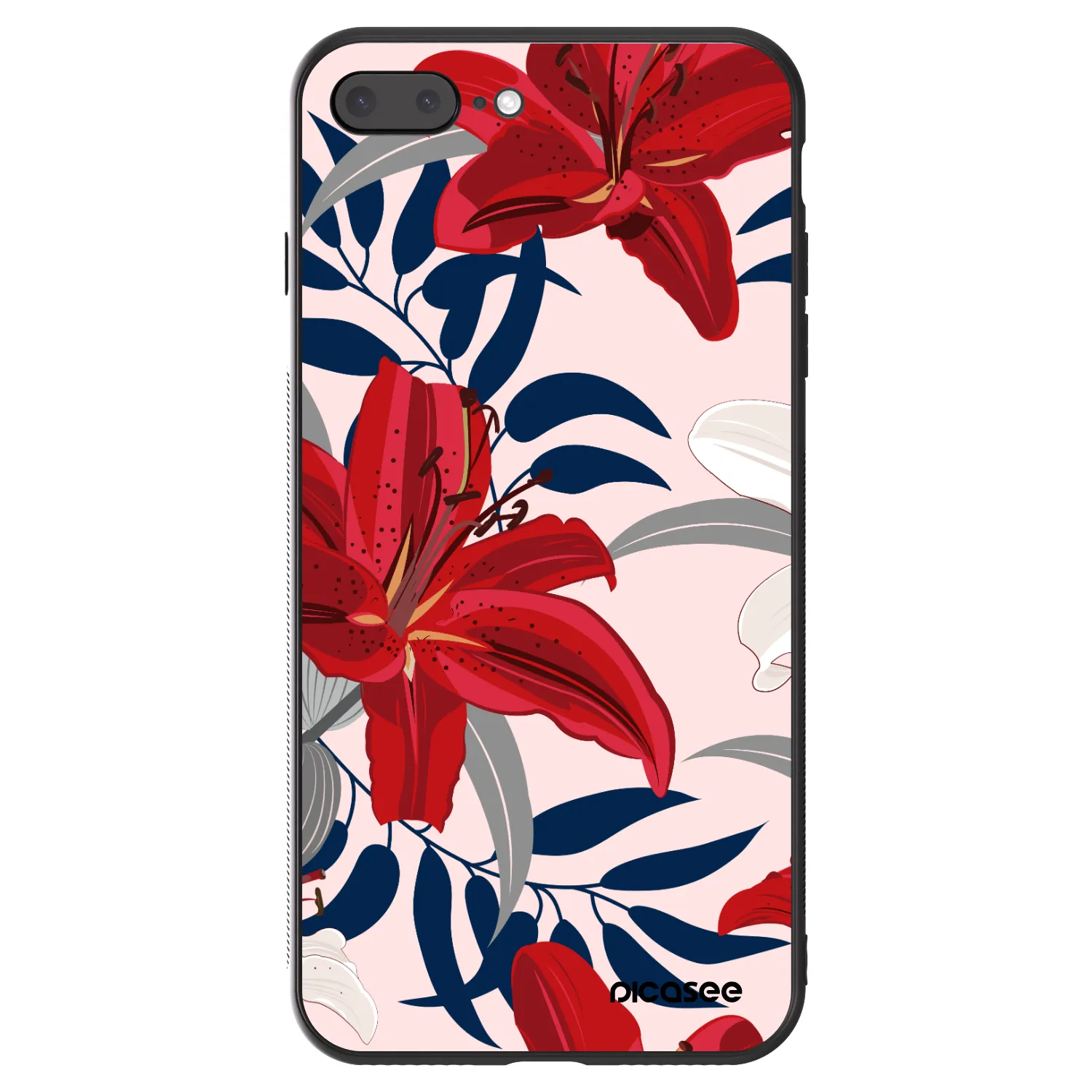 Picasee ULTIMATE CASE pro Apple iPhone 7 Plus - Red Lily