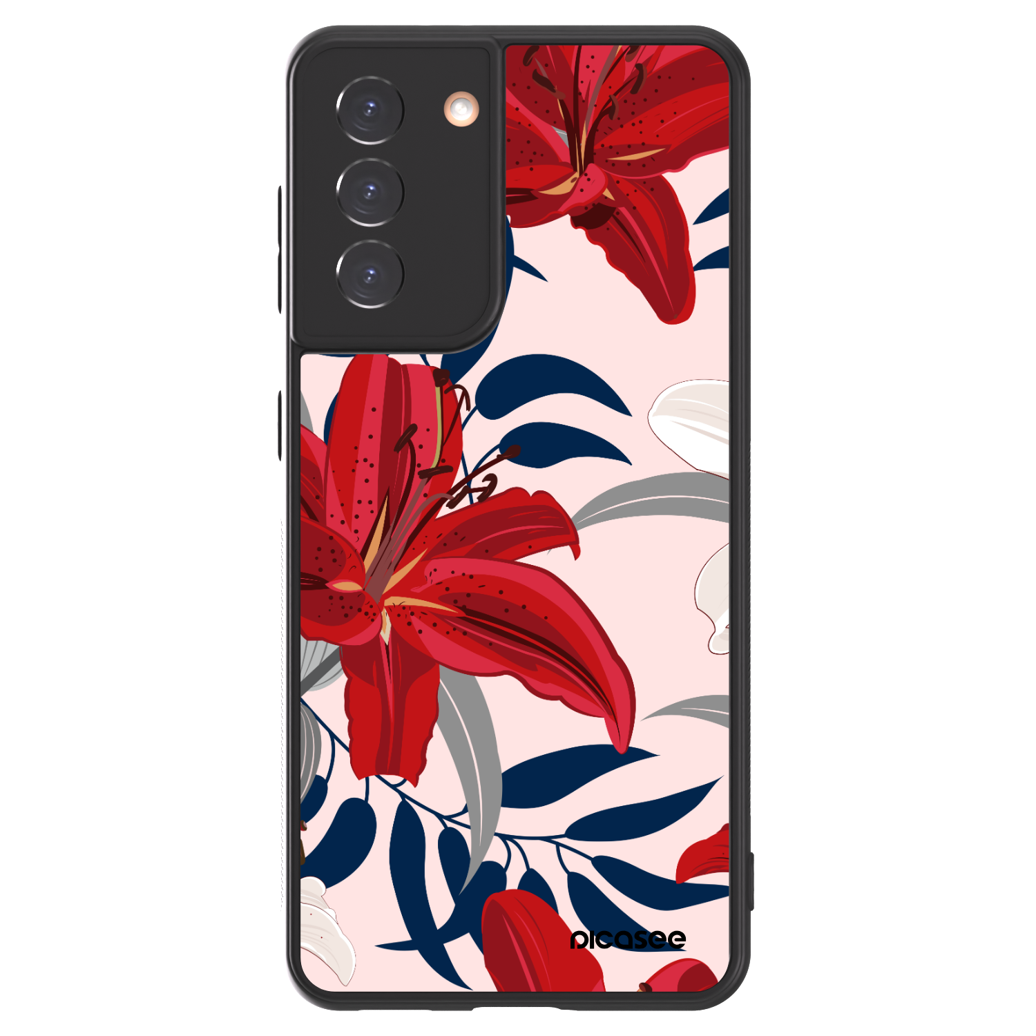 Picasee ULTIMATE CASE pro Samsung Galaxy S21 5G G991B - Red Lily