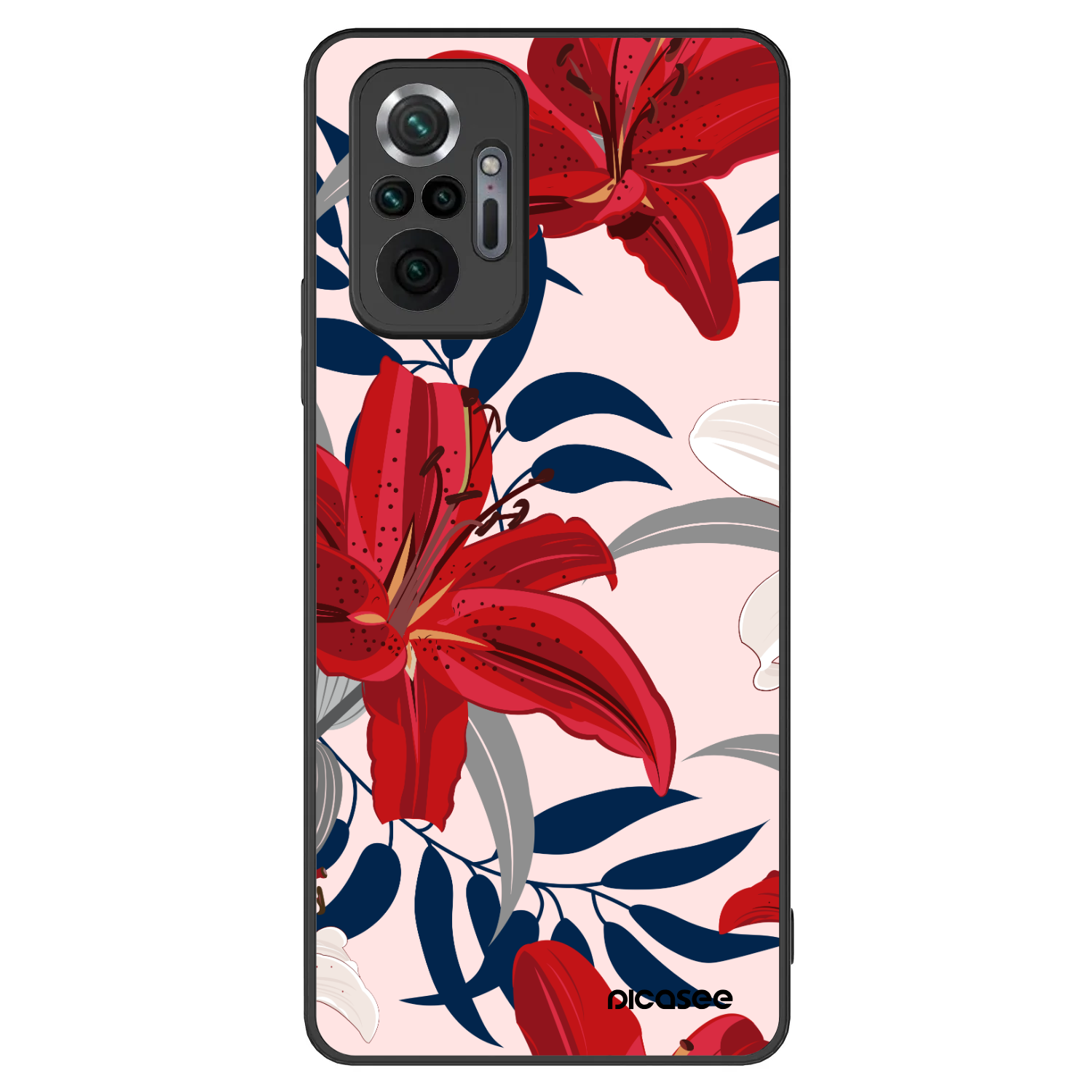 Picasee ULTIMATE CASE pro Xiaomi Redmi Note 10 Pro - Red Lily