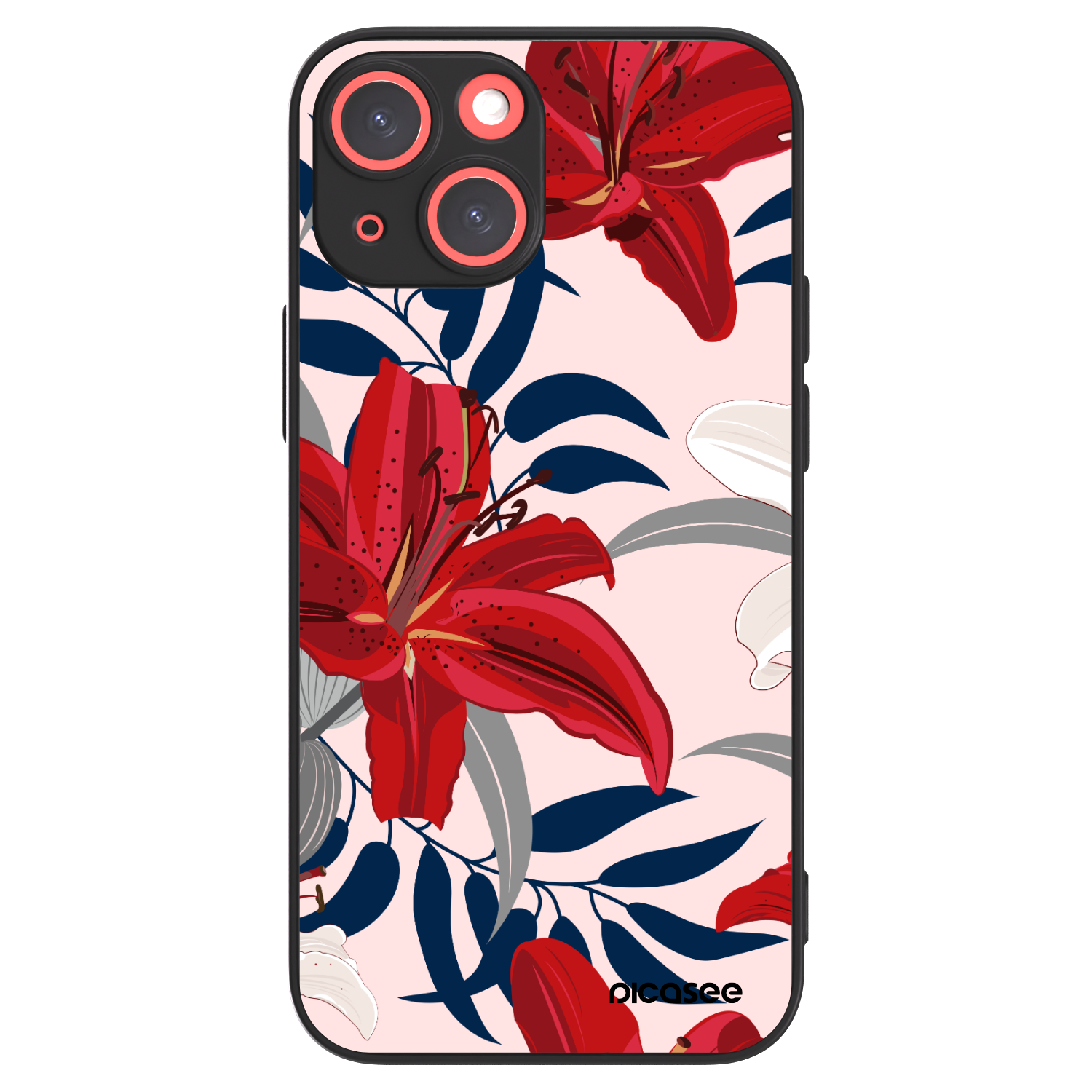 Picasee ULTIMATE CASE pro Apple iPhone 13 mini - Red Lily