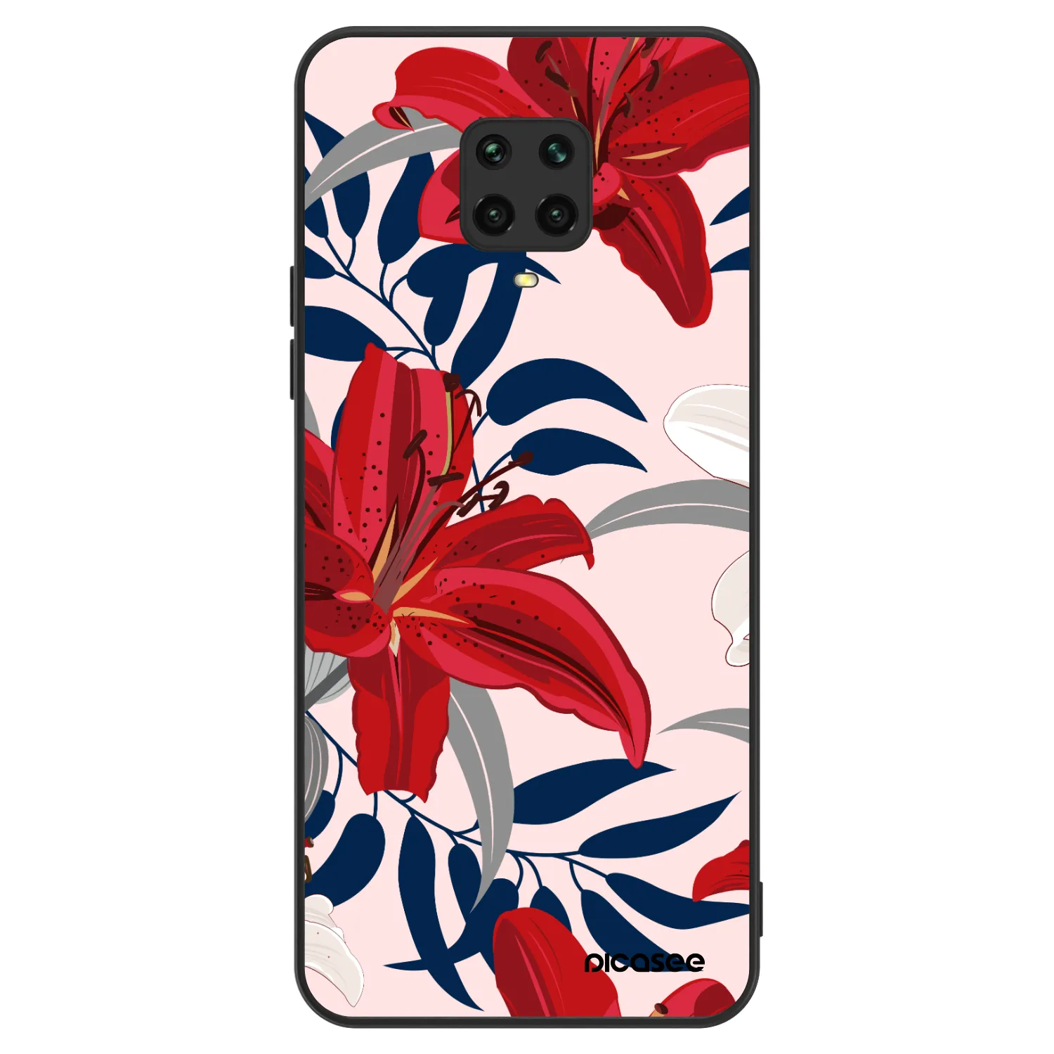 Picasee ULTIMATE CASE pro Xiaomi Redmi Note 9S - Red Lily