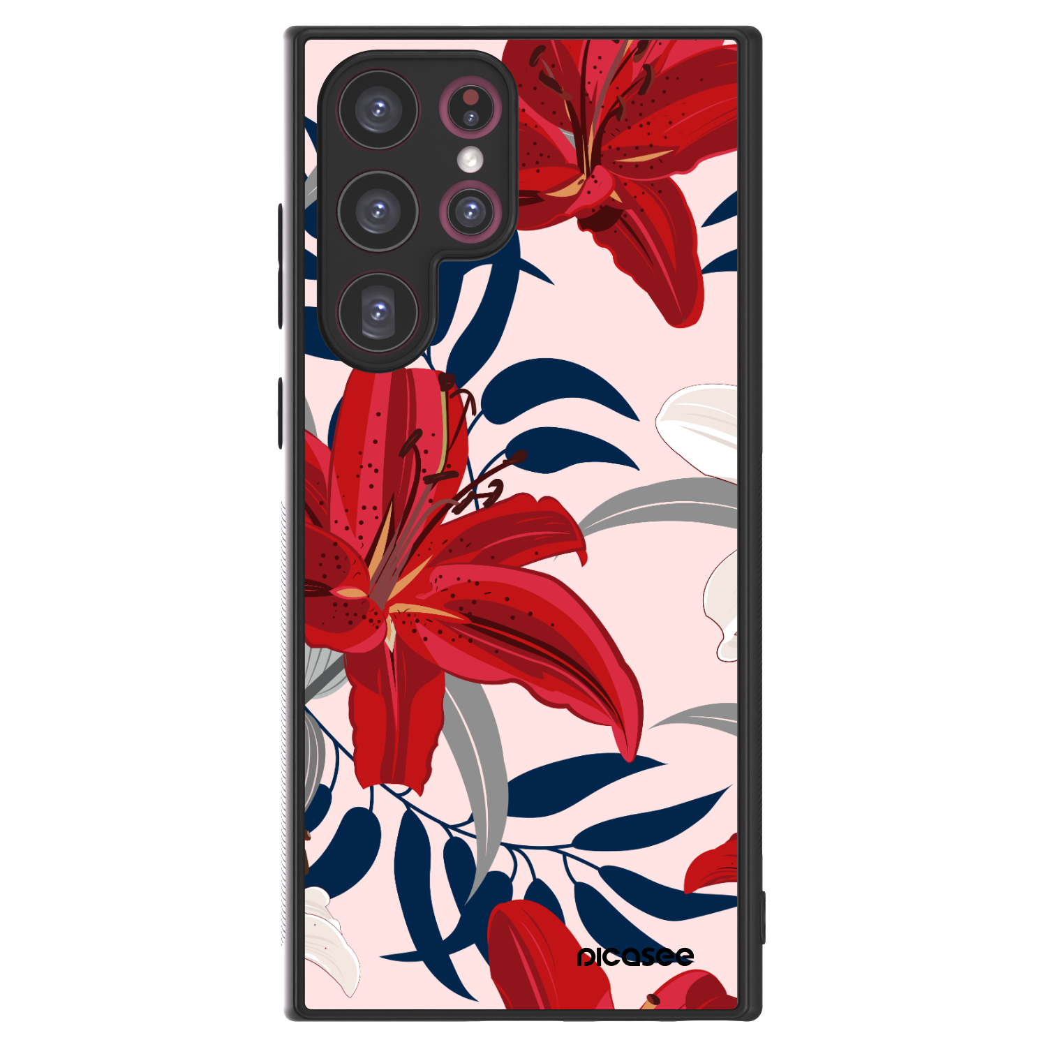Picasee ULTIMATE CASE pro Samsung Galaxy S22 Ultra 5G - Red Lily
