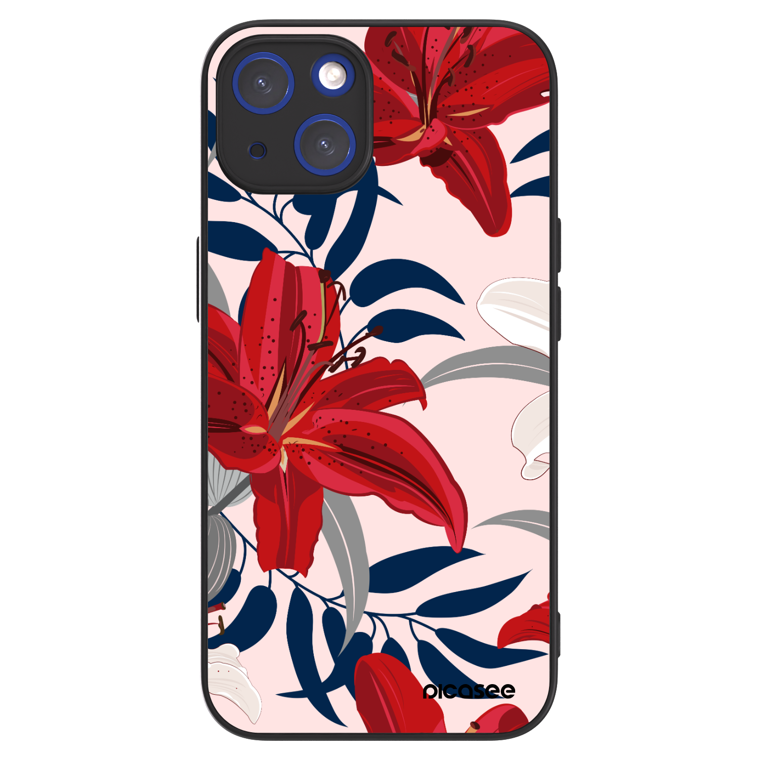 Picasee ULTIMATE CASE MagSafe pro Apple iPhone 14 - Red Lily
