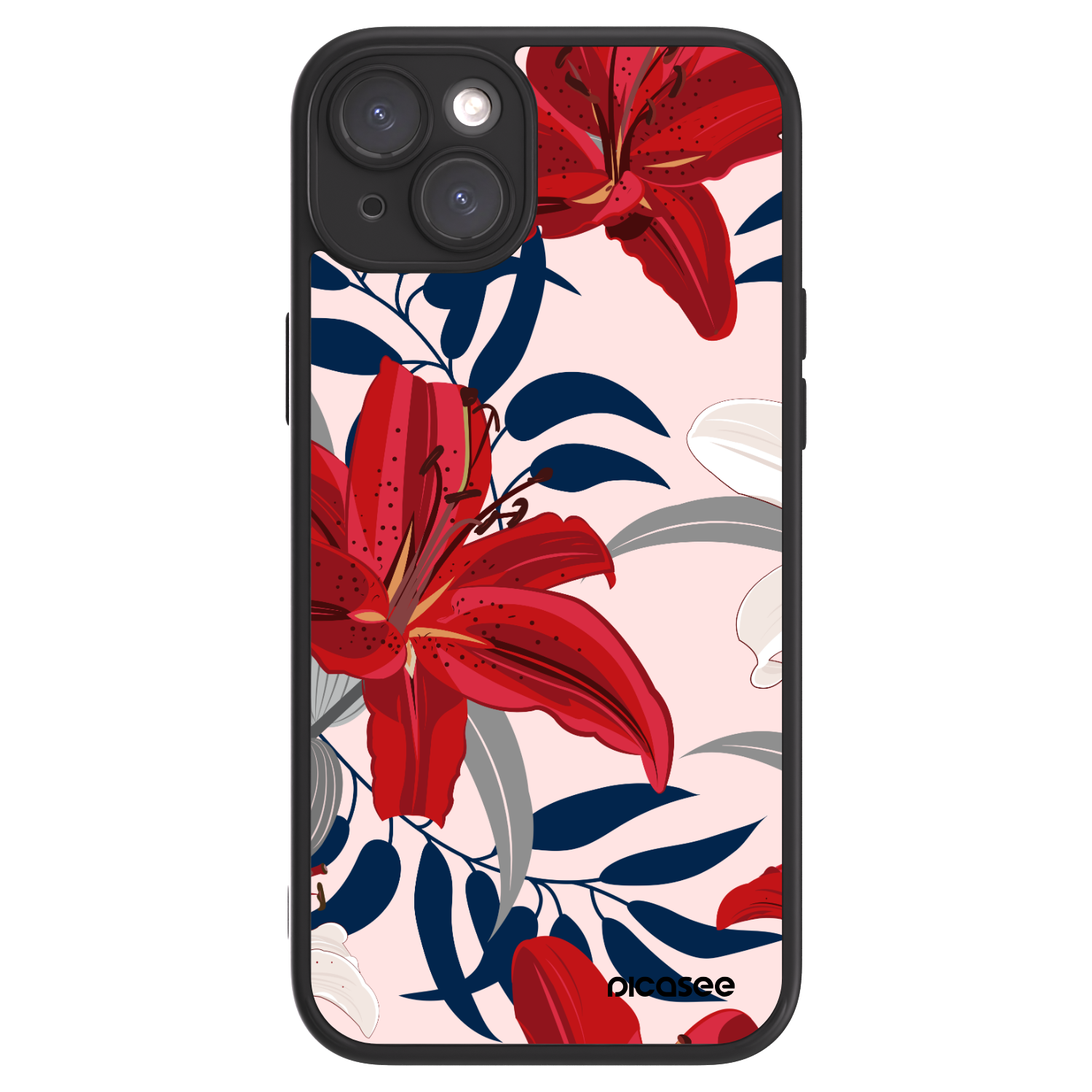 Picasee ULTIMATE CASE pro Apple iPhone 15 Plus - Red Lily