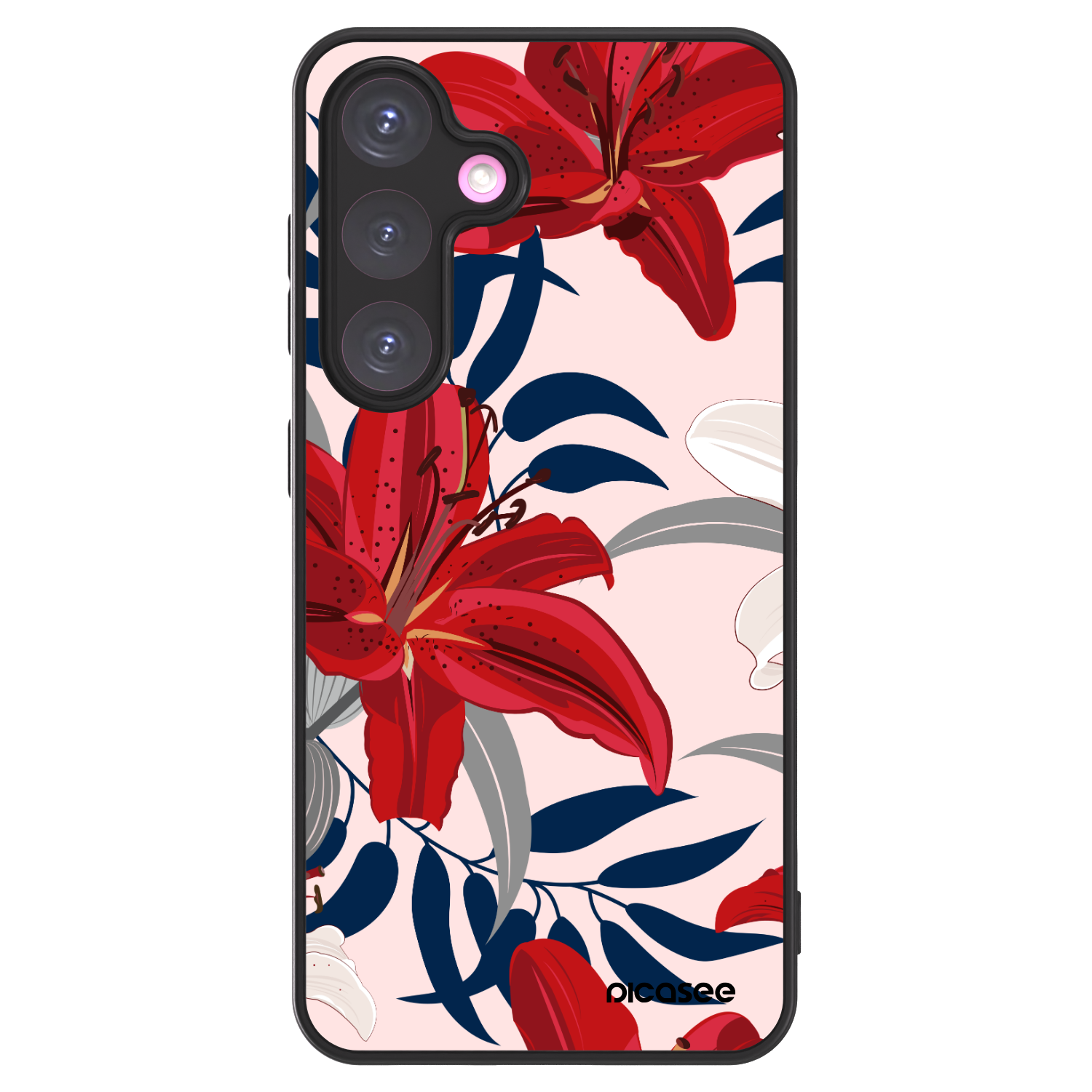 Picasee ULTIMATE CASE PowerShare pro Samsung Galaxy S24+ S926B 5G - Red Lily