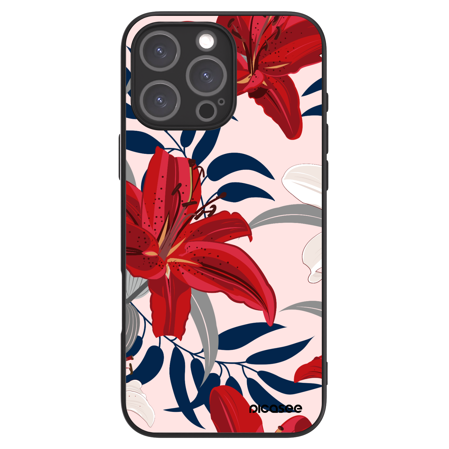 Picasee ULTIMATE CASE MagSafe pro Apple iPhone 16 Pro Max - Red Lily