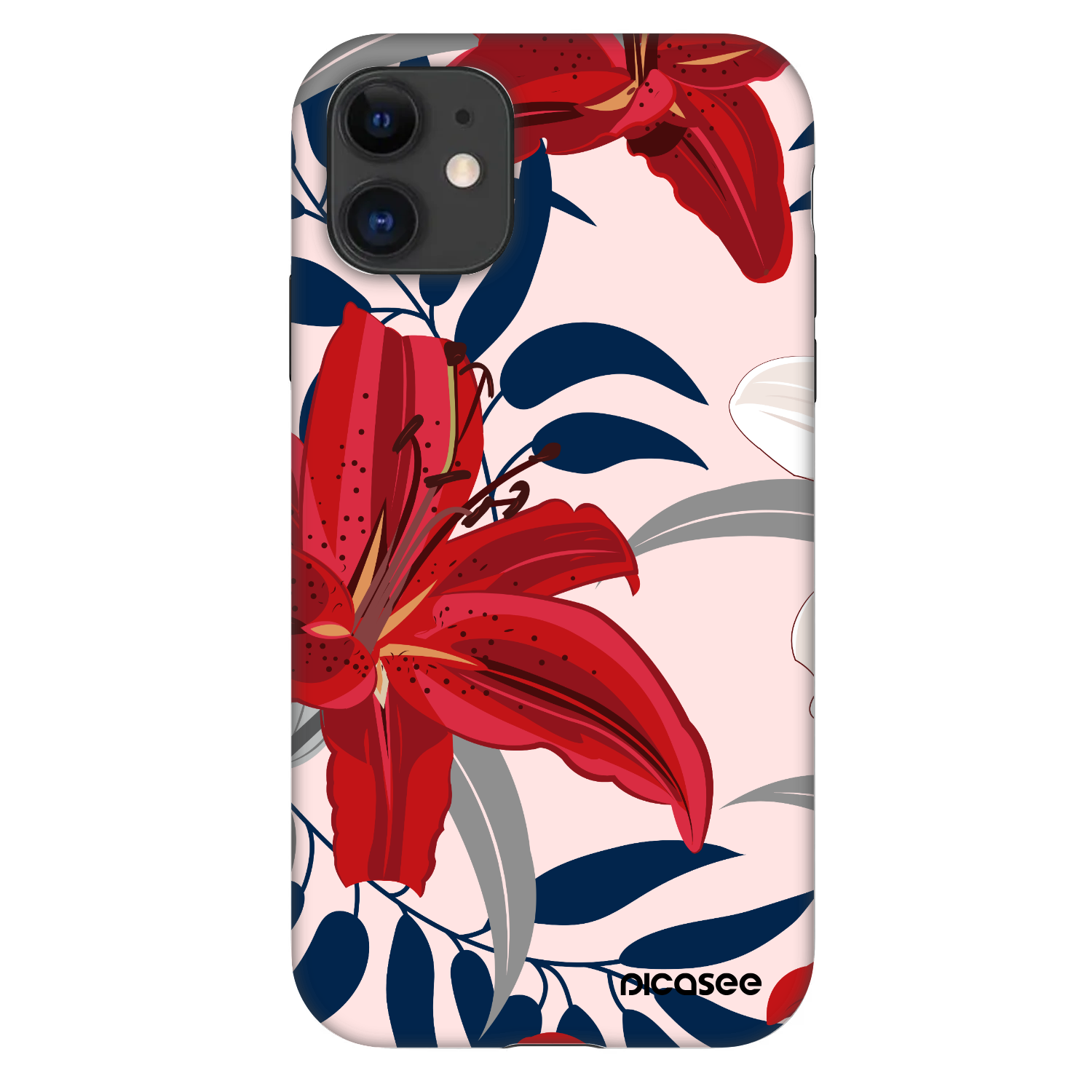 Picasee Fashion Case pro Apple iPhone 11 - Red Lily