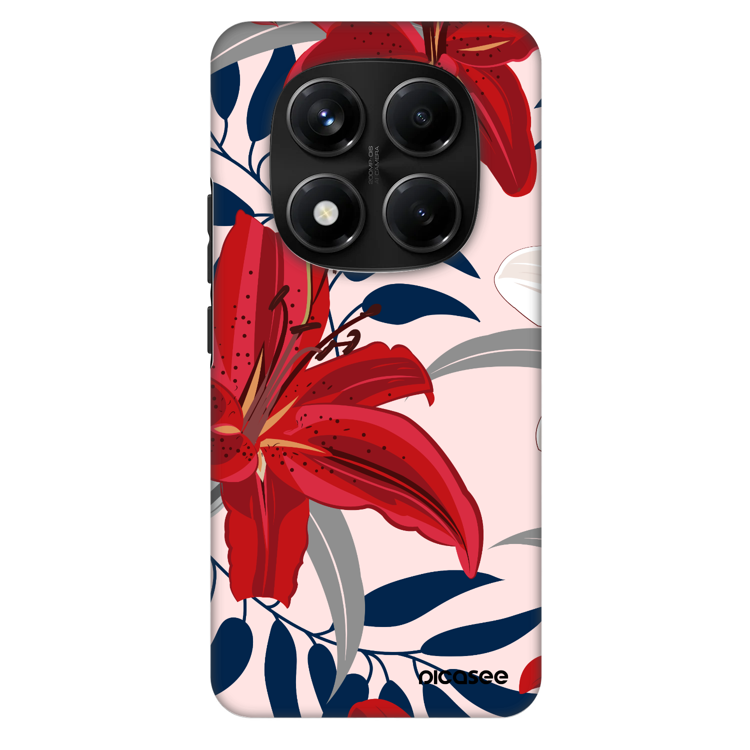 Picasee Fashion Case pro Xiaomi Redmi Note 14 Pro+ 5G - Red Lily