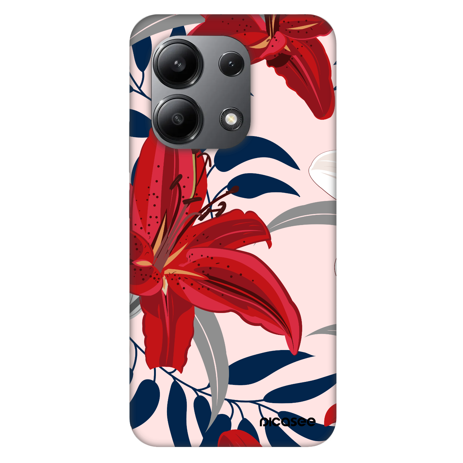 Picasee Fashion Case pro Xiaomi Redmi Note 13 4G - Red Lily