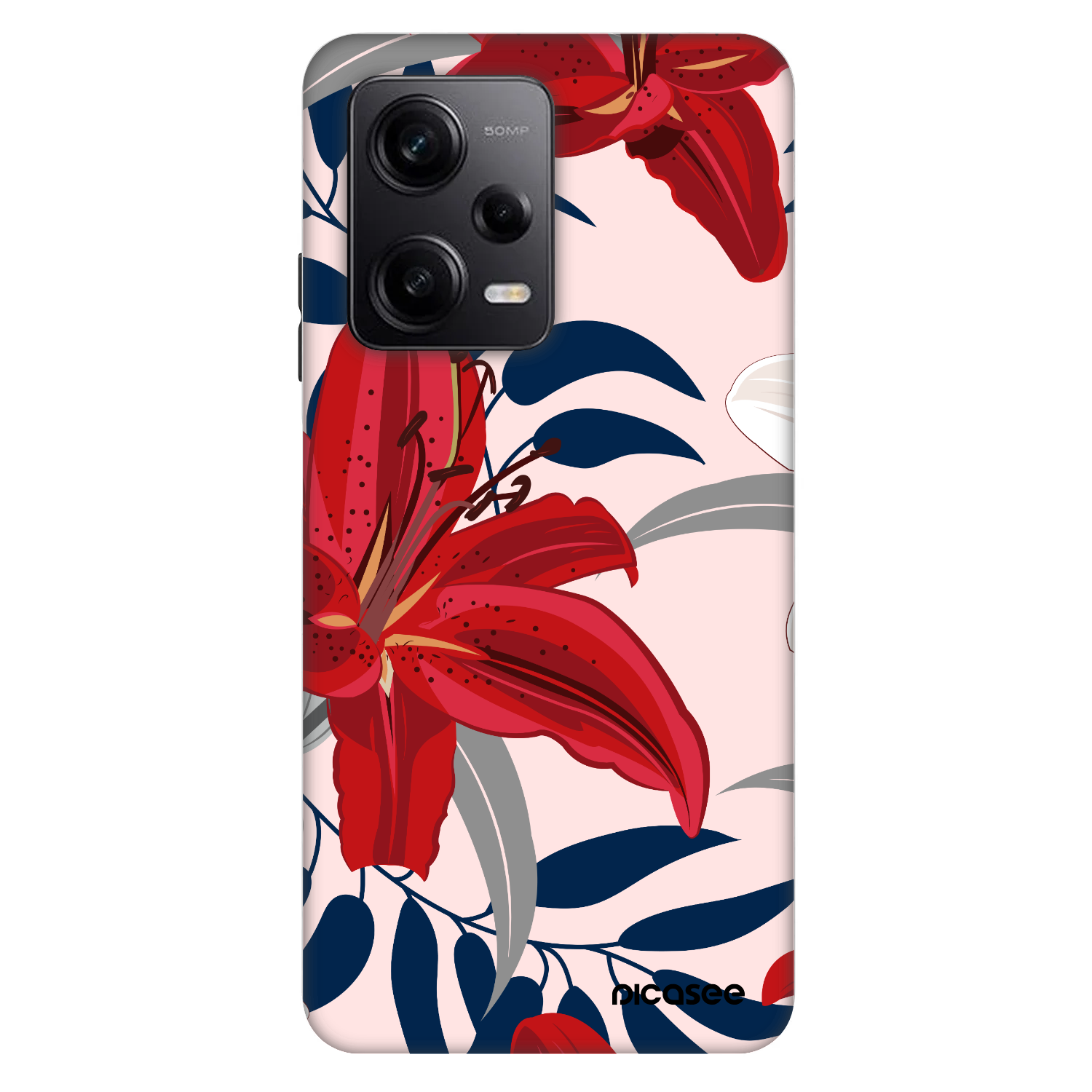 Picasee Fashion Case pro Xiaomi Redmi Note 12 Pro 5G - Red Lily