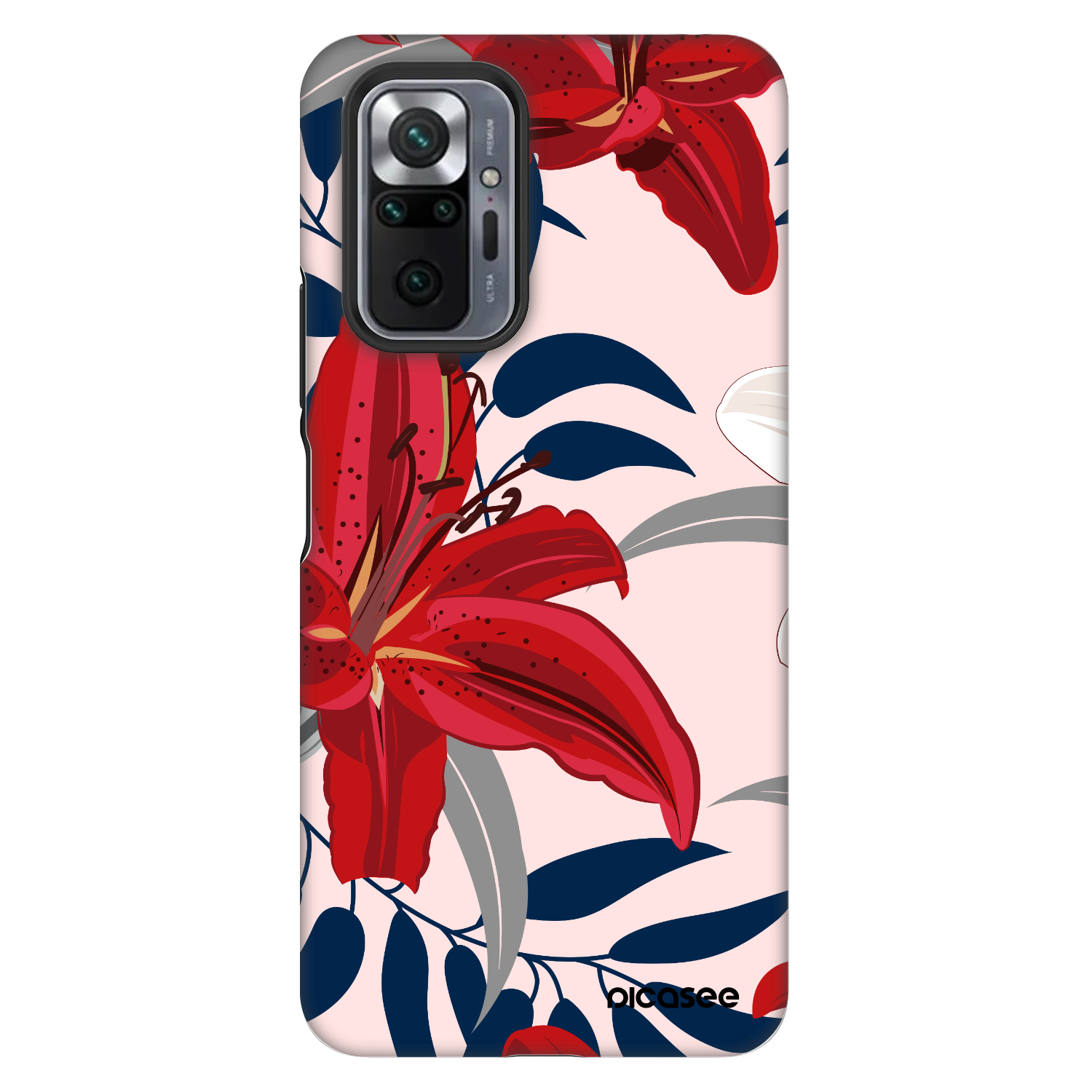 Picasee Fashion Case pro Xiaomi Redmi Note 10 Pro - Red Lily