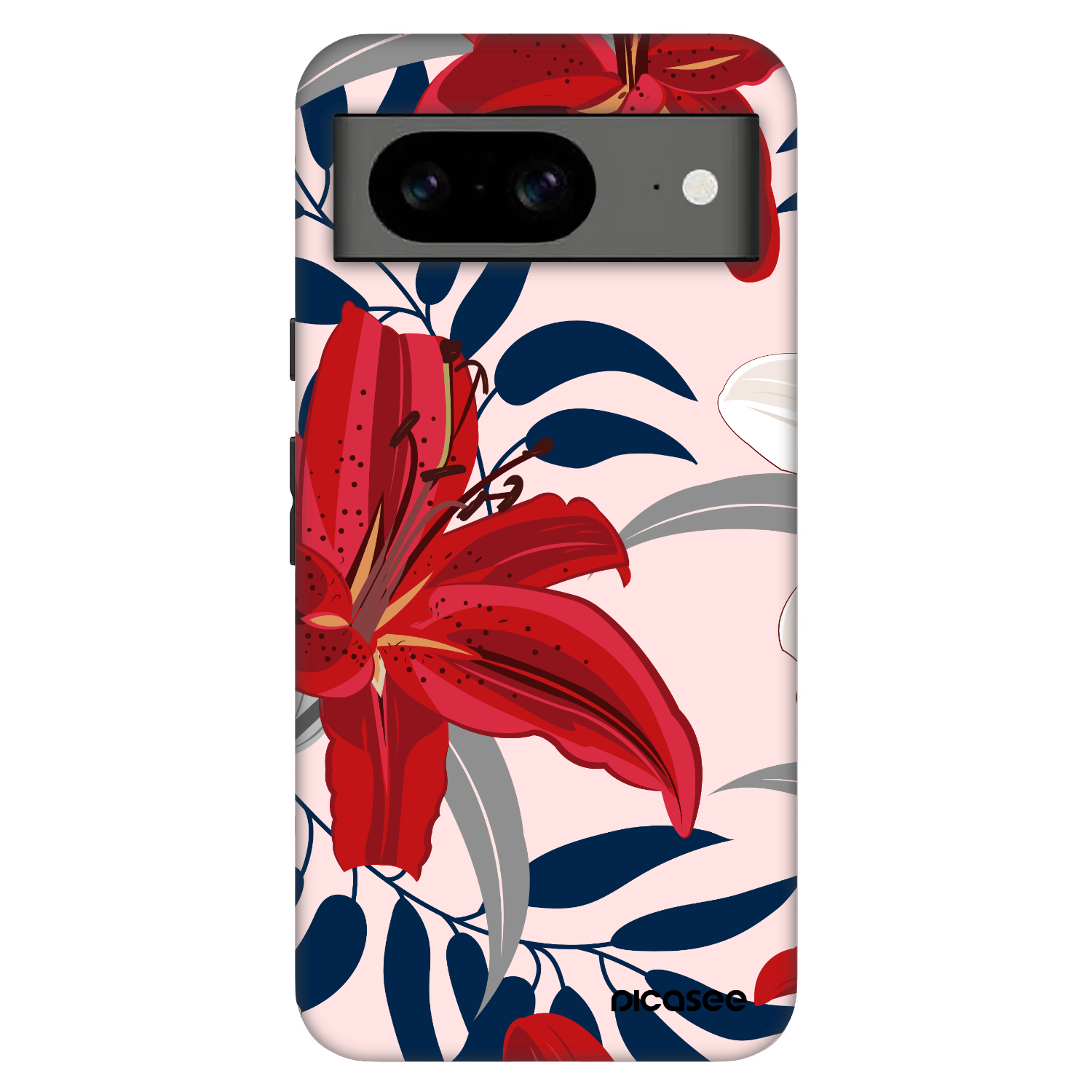 Picasee Fashion Case pro Google Pixel 8 Pro - Red Lily