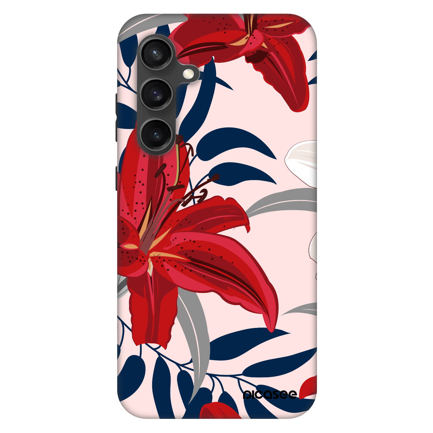 Picasee Fashion Case pro Samsung Galaxy S24 FE S721B - Red Lily