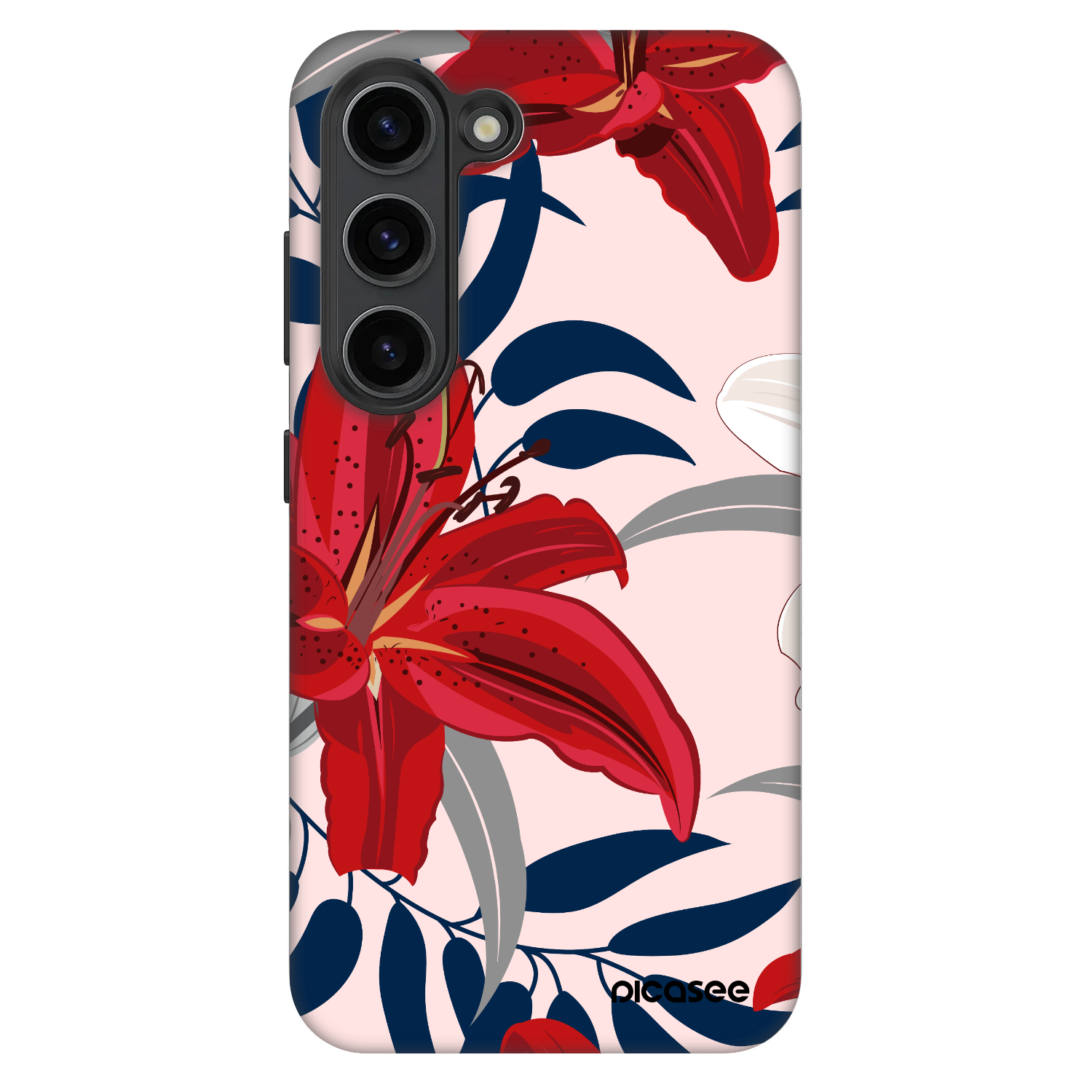 Picasee Fashion Case pro Samsung Galaxy S23+ 5G - Red Lily