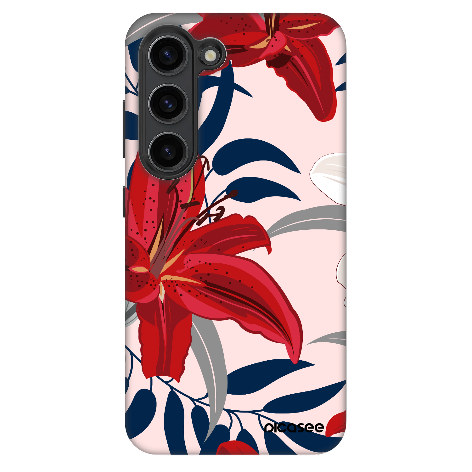 Picasee Fashion Case pro Samsung Galaxy S23 5G - Red Lily