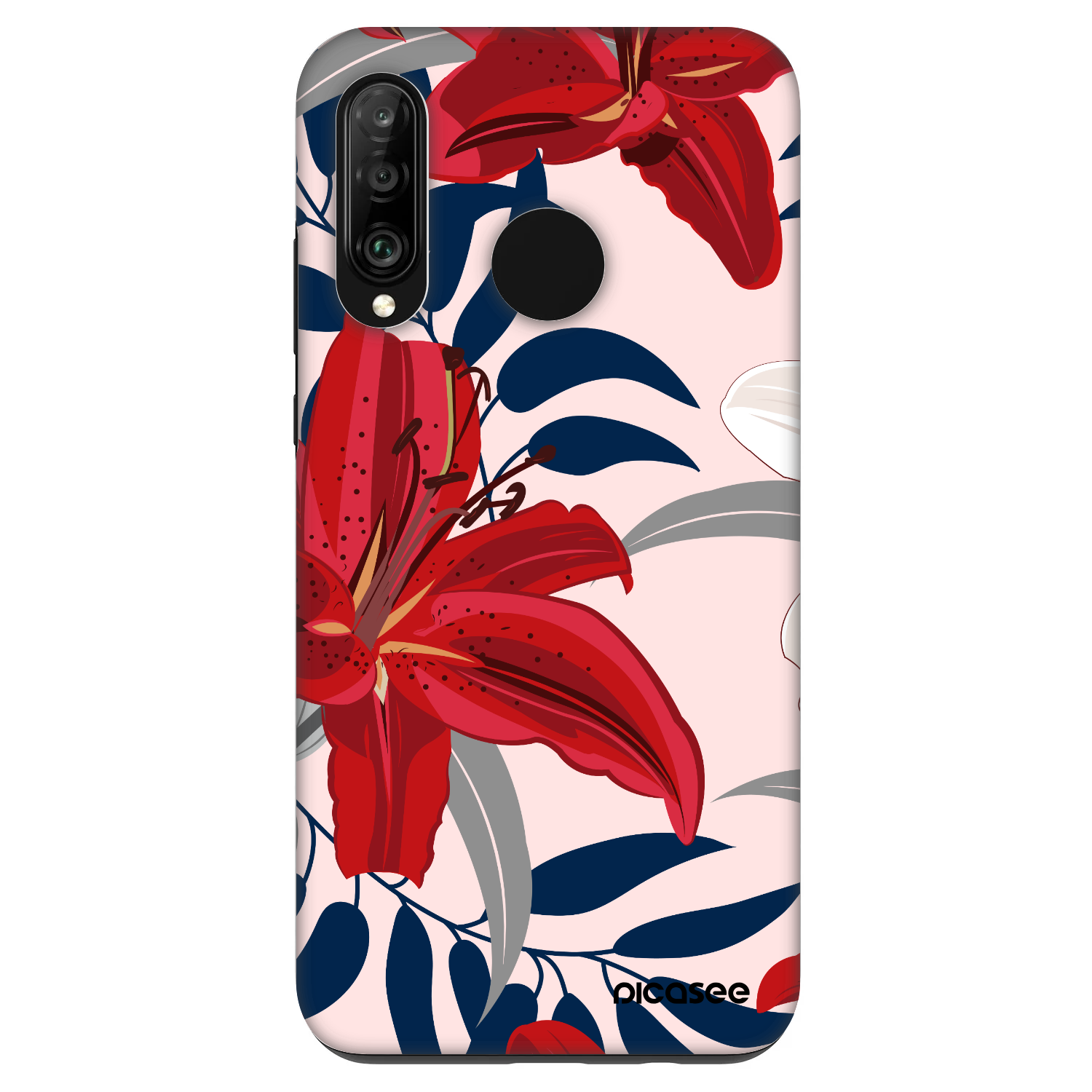 Picasee Fashion Case pro Huawei P30 Lite - Red Lily