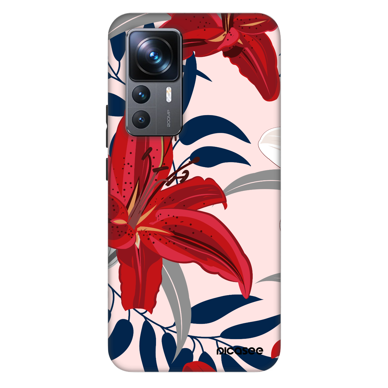 Picasee Fashion Case pro Xiaomi 12T - Red Lily