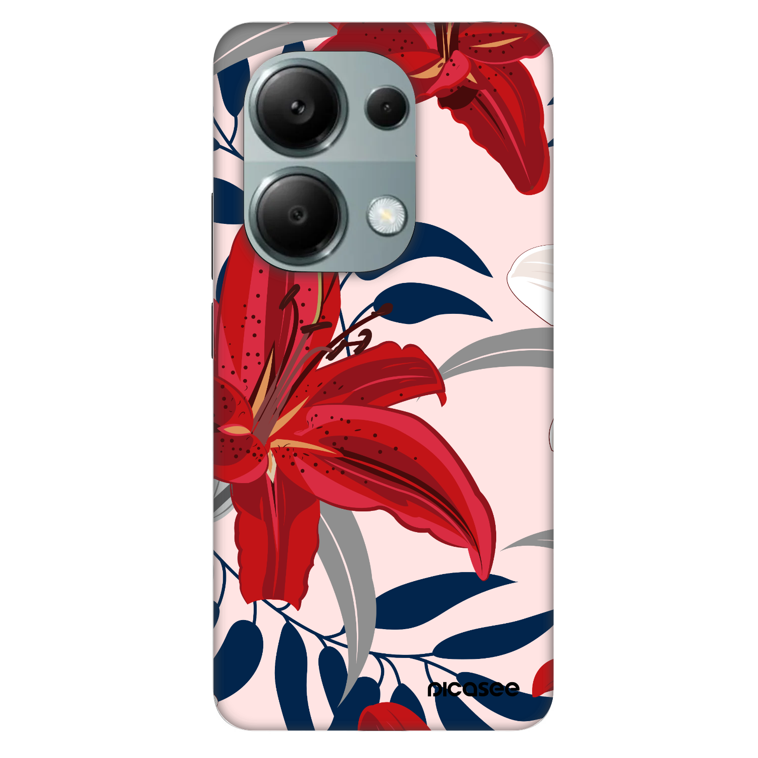Picasee Fashion Case pro Xiaomi Redmi Note 13 Pro 4G - Red Lily