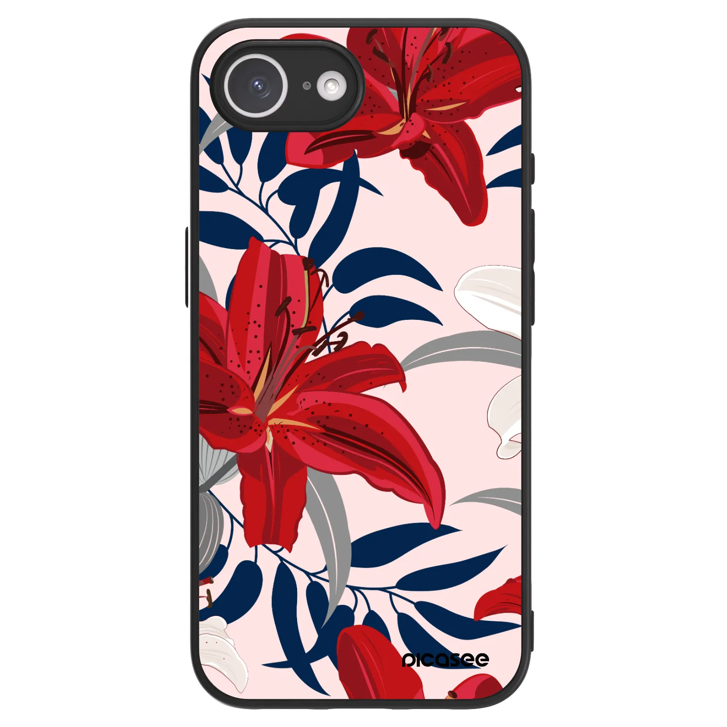 Picasee ULTIMATE CASE MagSafe pro Apple iPhone 17e - Red Lily