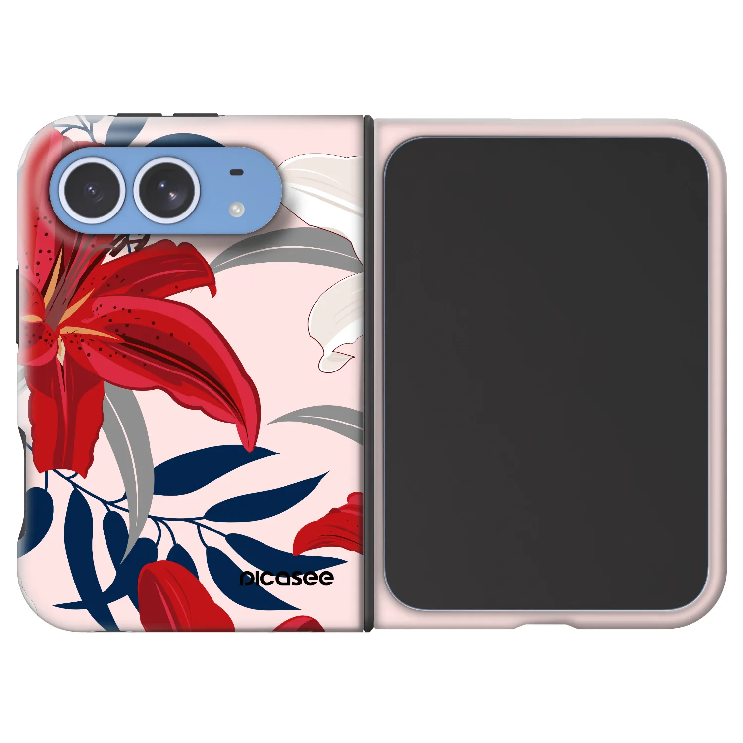 Picasee Fashion Case MagSafe Apple iPhone Duo - Red Lily