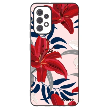 Picasee silikonový černý obal pro Samsung Galaxy A32 5G A326B - Red Lily