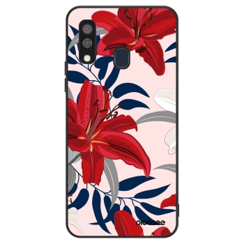 Obal pro Samsung Galaxy A40 A405F - Red Lily