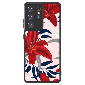 Picasee ULTIMATE CASE pro Samsung Galaxy S21 Ultra 5G G998B - Red Lily