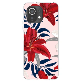 Picasee silikonový průhledný obal pro Xiaomi Mi 11 - Red Lily