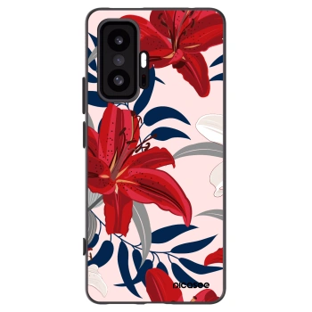 Picasee silikonový černý obal pro Xiaomi 11T - Red Lily