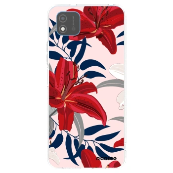 Picasee silikonový průhledný obal pro Realme C11 (2021) - Red Lily